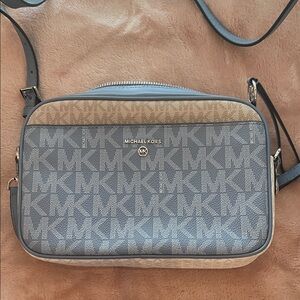 Michael Kors Blue and Tan women’s Messenger Bagwomens